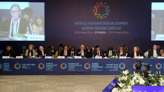 World Humanitarian Summit in Istanbul in May 2016.