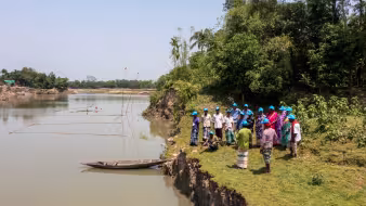 A community-based project to boost a Bangladeshi fishery's resilience to flooding
