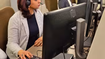 Image of USCIS employees at work