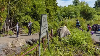 Asylum seekers cross into Canada