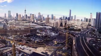 Construction site in Kuwait