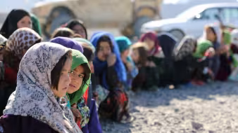 Image of young Afghan girls.