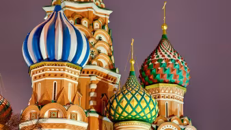 St. Basil's Cathedral in Moscow.