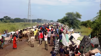 South Sudanese refugees in Ethiopia.