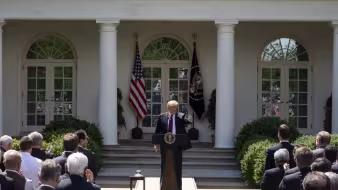 President Trump's May 2019 Rose Garden speech