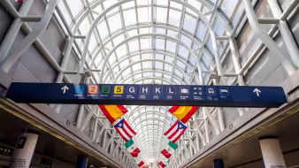 _Flags Chicago Airport