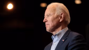 Joe Biden attends a pre-election event in Nevada.