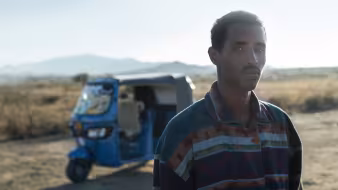 A Somali migrant who returned from Libya.