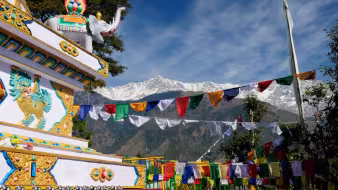 A temple in Dharamsala, India.