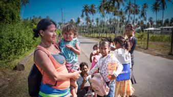 Families from Venezuela in Trinidad and Tobago.