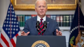 President Joe Biden at the White House.
