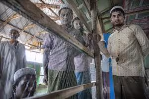 Rohingya men at a